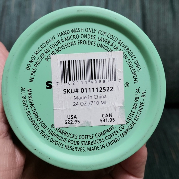 Starbucks Hibiscus Tumbler Summer 2020 24 oz Venti size.